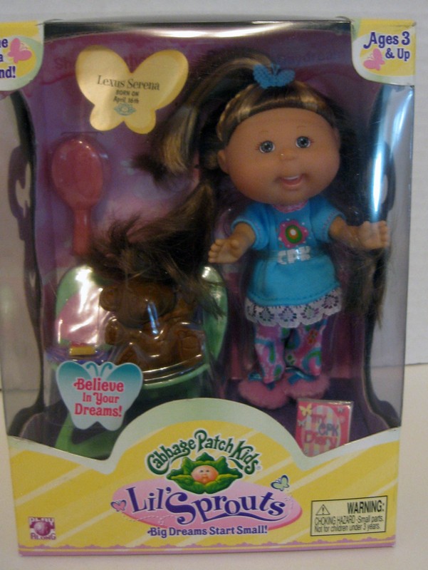 Cabbage Patch Kids Lil Sprouts, Lexus Serena Doll 2007 New, MIB