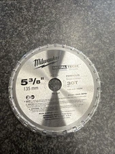 Milwaukee 48-40-4070 5-3/8" Metal Tech Saw Blade 30 Tooth Ferrous, 20mm