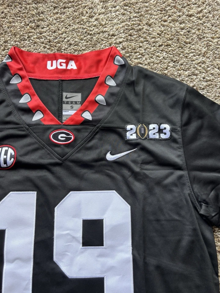 Brock Bowers Georgia Bulldogs National Championship Jersey! Ship Fast! - Image 4 of 4
