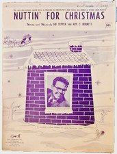 Nuttin' for Christmas Sheet Music Stan Freberg Homer  Jethro Eartha Kitt 1955