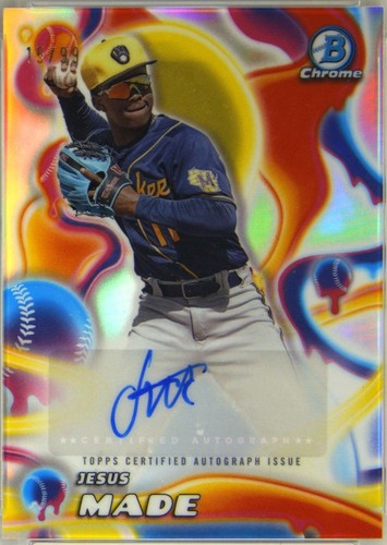 2025 Bowman Chrome Jesus Made /199 Magenta Shimmer Prospect | eBay