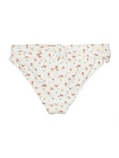 Cider Women Ivory Swimsuit Bottoms 4X Plus