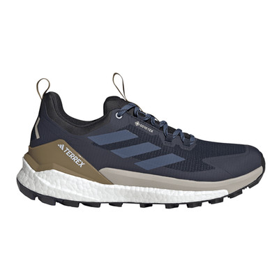 adidas Terrex Free Hiker 2.0 Low GoreTex Hiking  Mens Black, Blue Sneakers Athle