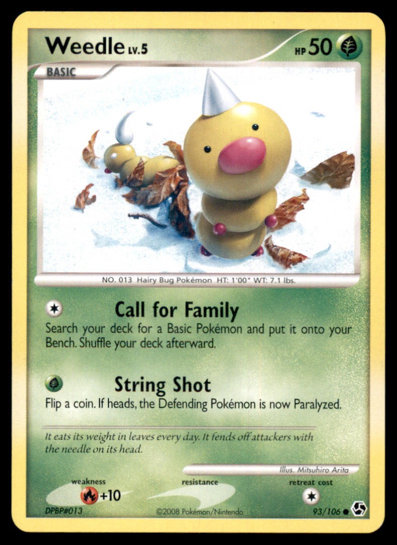 Weedle 93 106 C Great Encounters Pokemon MP
