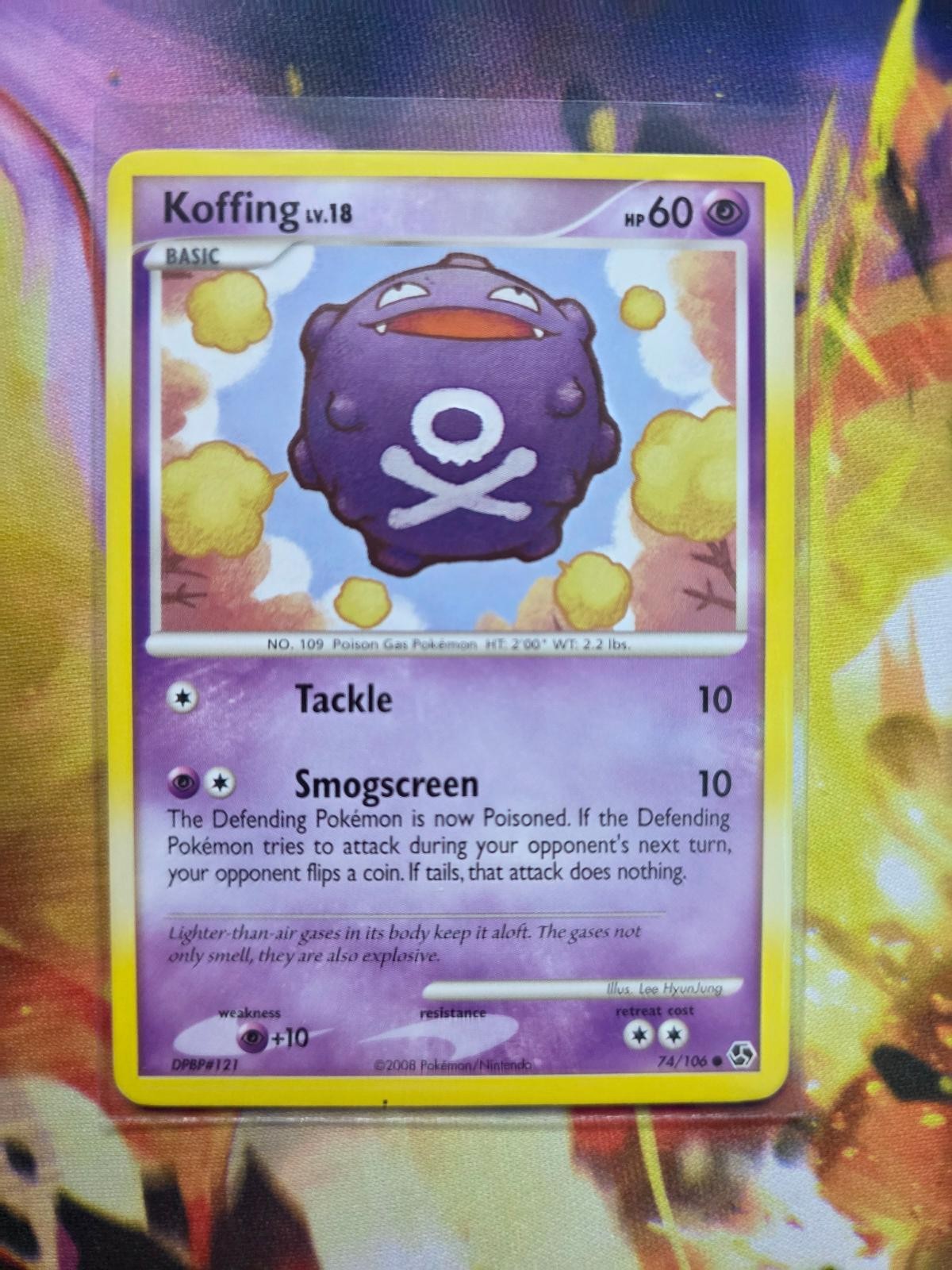 KOFFING 74/106 Common Great Encounters Pokemon Lightly Played