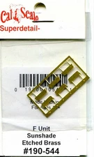 Cal Scale 544 Ho F Unit Sunshade 6Pk
