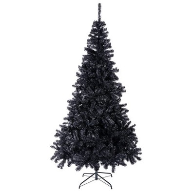 Sunnyglade 4 FT Halloween Black Premium Artificial Christmas Tree 4ft,