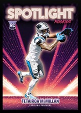 2025 Panini Instant NFL Spotlight Rookies Tetairoa McMillan RC SP Prizm 1/191