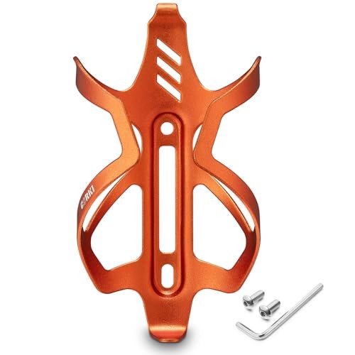 Water Bottle Holder, Lightweight Aluminum 1 Pack Orange