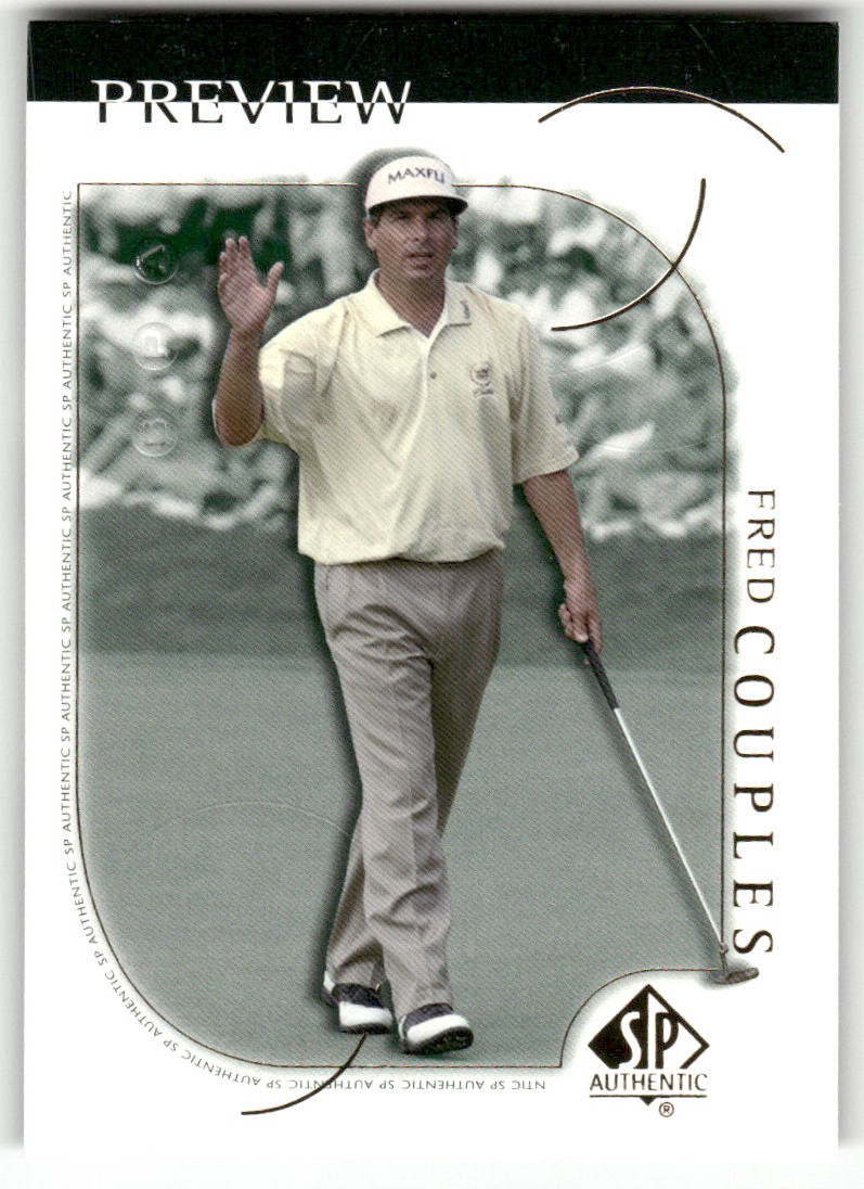 2001 Upper Deck #3 Fred Couples SP Authentic Preview