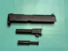 USED SPRINGFIELD HELLCAT OSP COMPLETE BLACK SLIDE BARREL GUIDE ROD OPTIC READY