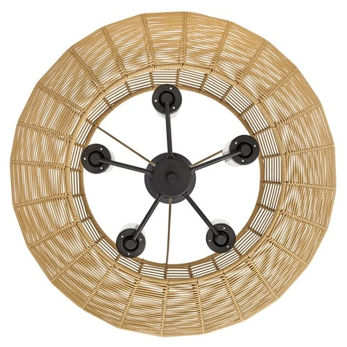 Hinkley Lighting 10385 Luca 5 Light 28"W Lisa McDennon Open Air - Black - Picture 3 of 9