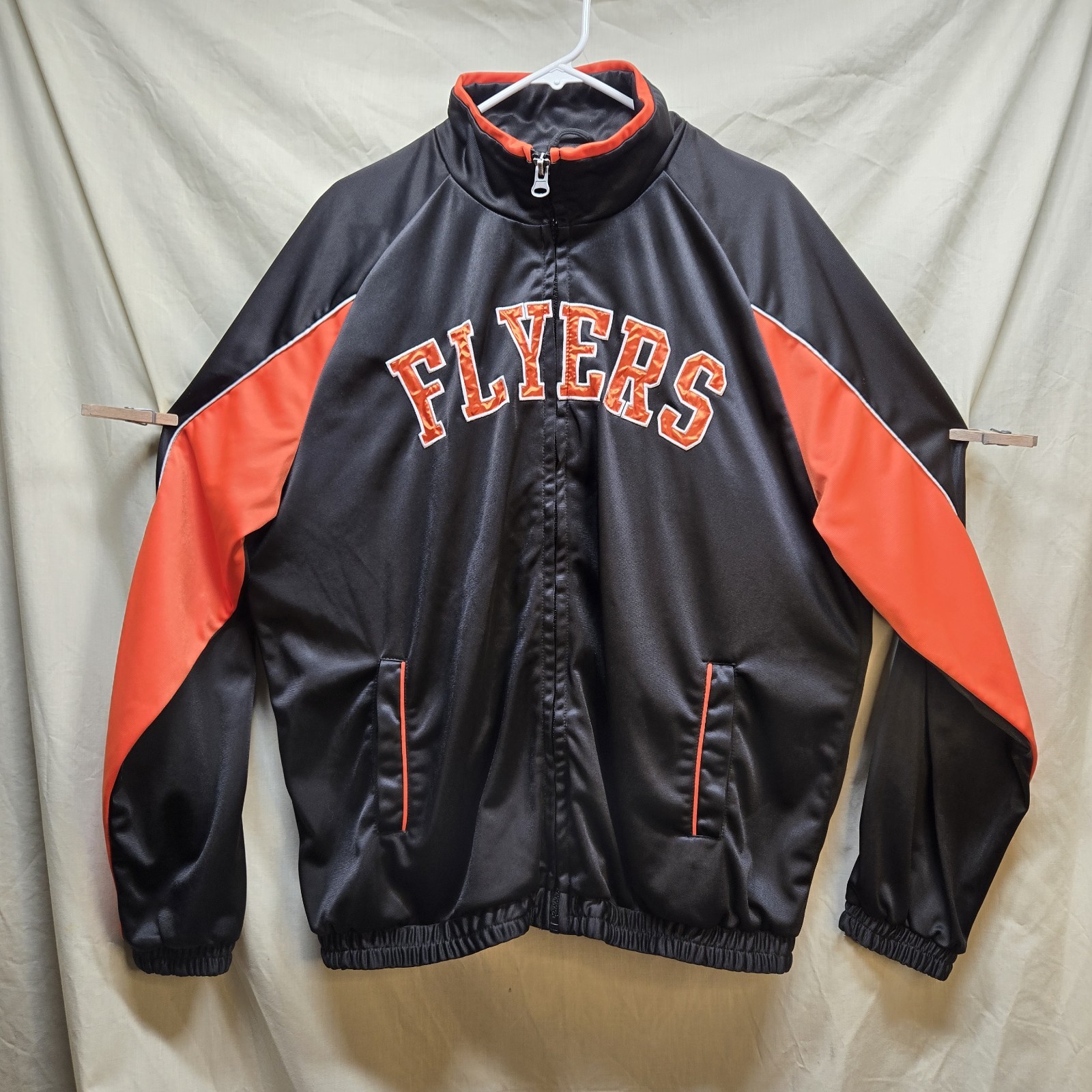 NHL Philadelphia Flyers GIII by Carl Banks Full Zip Jersey Jacket Men's Size XL