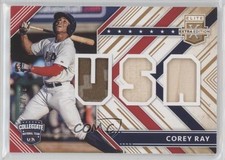 2018 Panini Elite Extra Edition USA Materials Gold 12/99 Corey Ray #USAM-CR 2a9