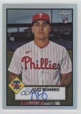 2021 Topps Chrome Platinum Anniversary Refractor 158/199 JoJo Romero Auto 0us8