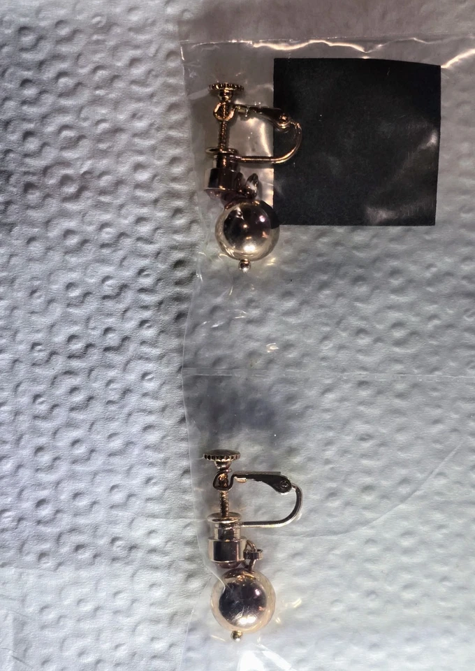Pendientes Colección Joan Rivers 4 Pares Plata Negro Oro Rosa Nuevos Sin Usar Foto 4 de 4