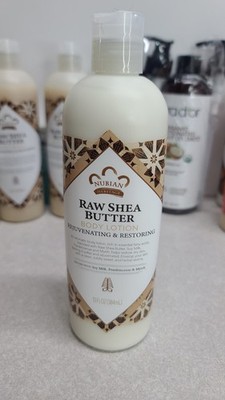 Nubian Heritage Body Lotion Raw Shea Butter 13 fl oz 384 ml B Corp,