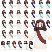 30PCS Little Jesus Figures Easter Mini Jesus Figurines in Bulk, Religious Jesus