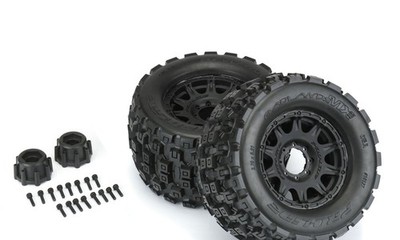 Pro-Line Badlands MX38 Komplettrad 3.8'' mit Raid 8x32 Felge (2) - PRO10127-10