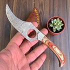 Skinner Hunting Knife | Damascus Steel | Pakka Wood Handle | D130 — photo 3