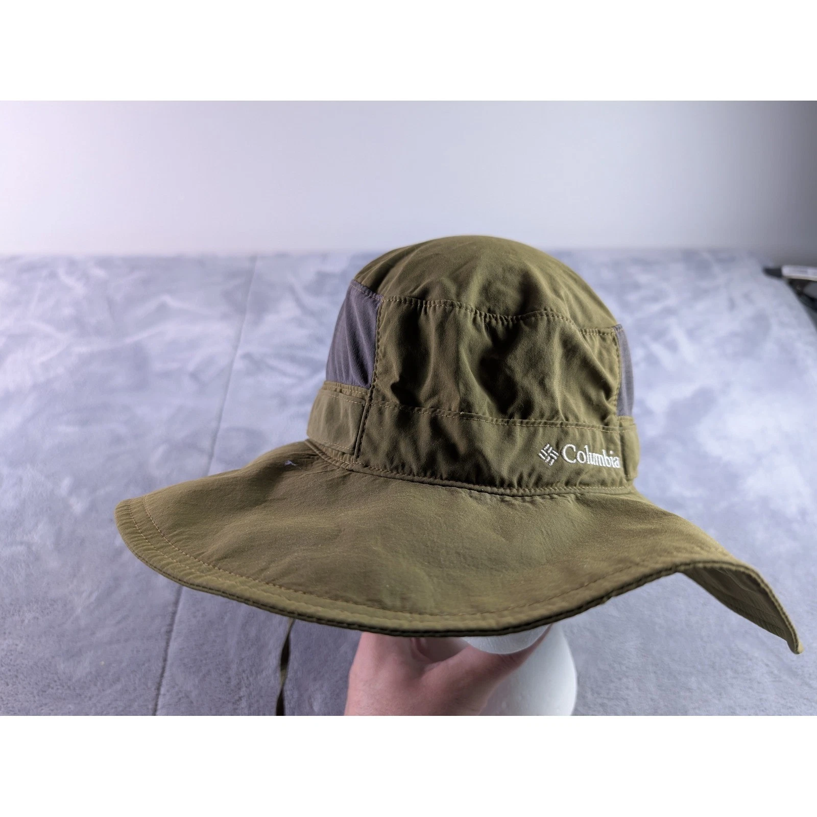 Columbia Bora Bora Booney Hat Olive Green Sun Hiking Fishing Unisex O/S 1840121