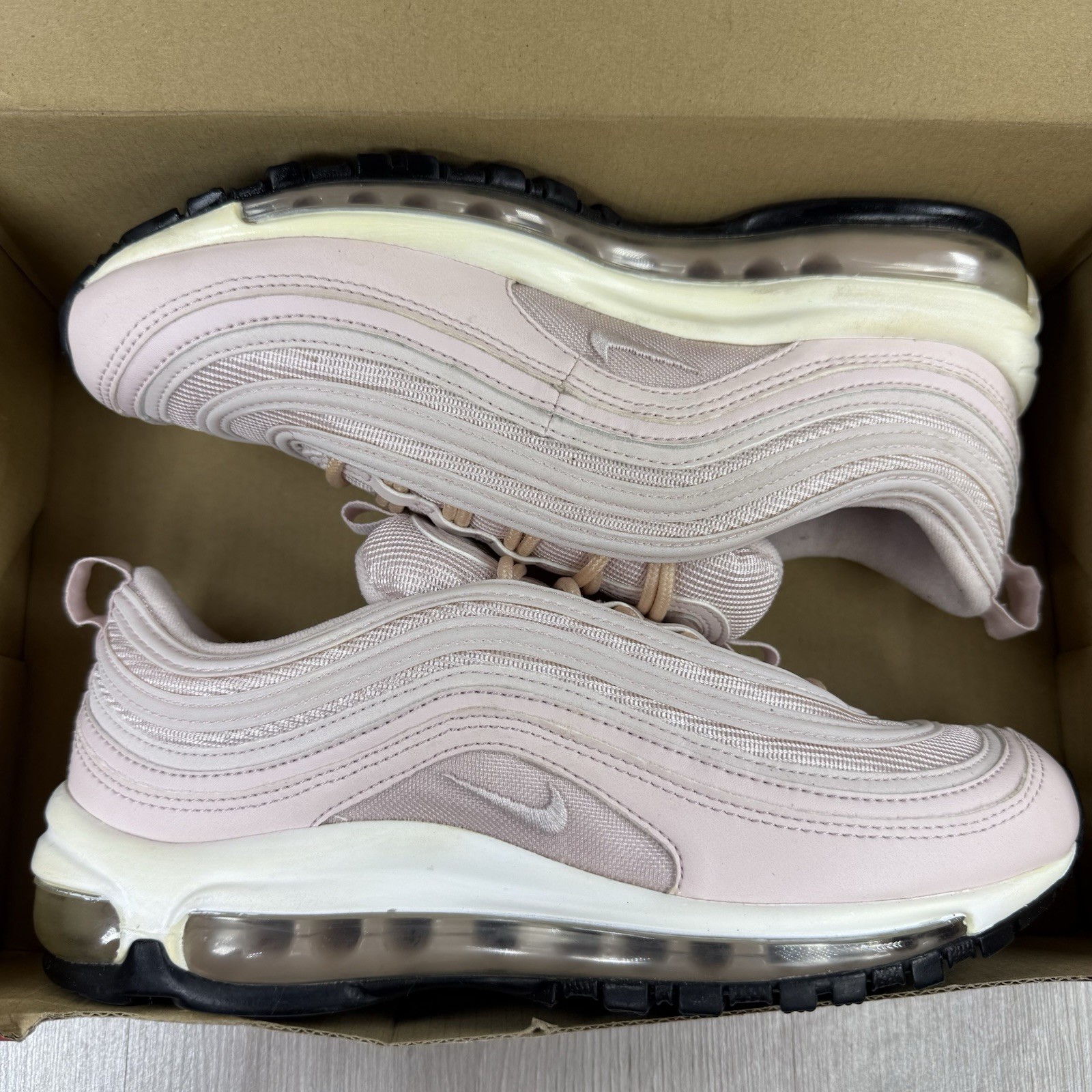 SAOLA Nike Air Max 97 Scarpe da Ginnastica Barely Rose Suola Nera Taglia UK5.5 US8 EU39 921733 600 ✅
