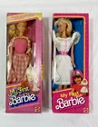 Pair Vintage 1980s Mattel My First Barbie Easy to Dress Doll