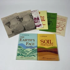 Bio Dynamic Farming Gardening Book LOT 8 Ehrenfried Pfeiffer Agriculture