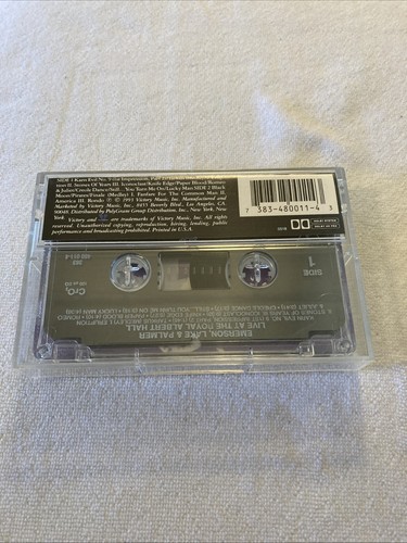 Emerson Lake And Palmer Live At The Royal Albert Hall 1993 Cassette Tape Tested - Picture 2 of 8