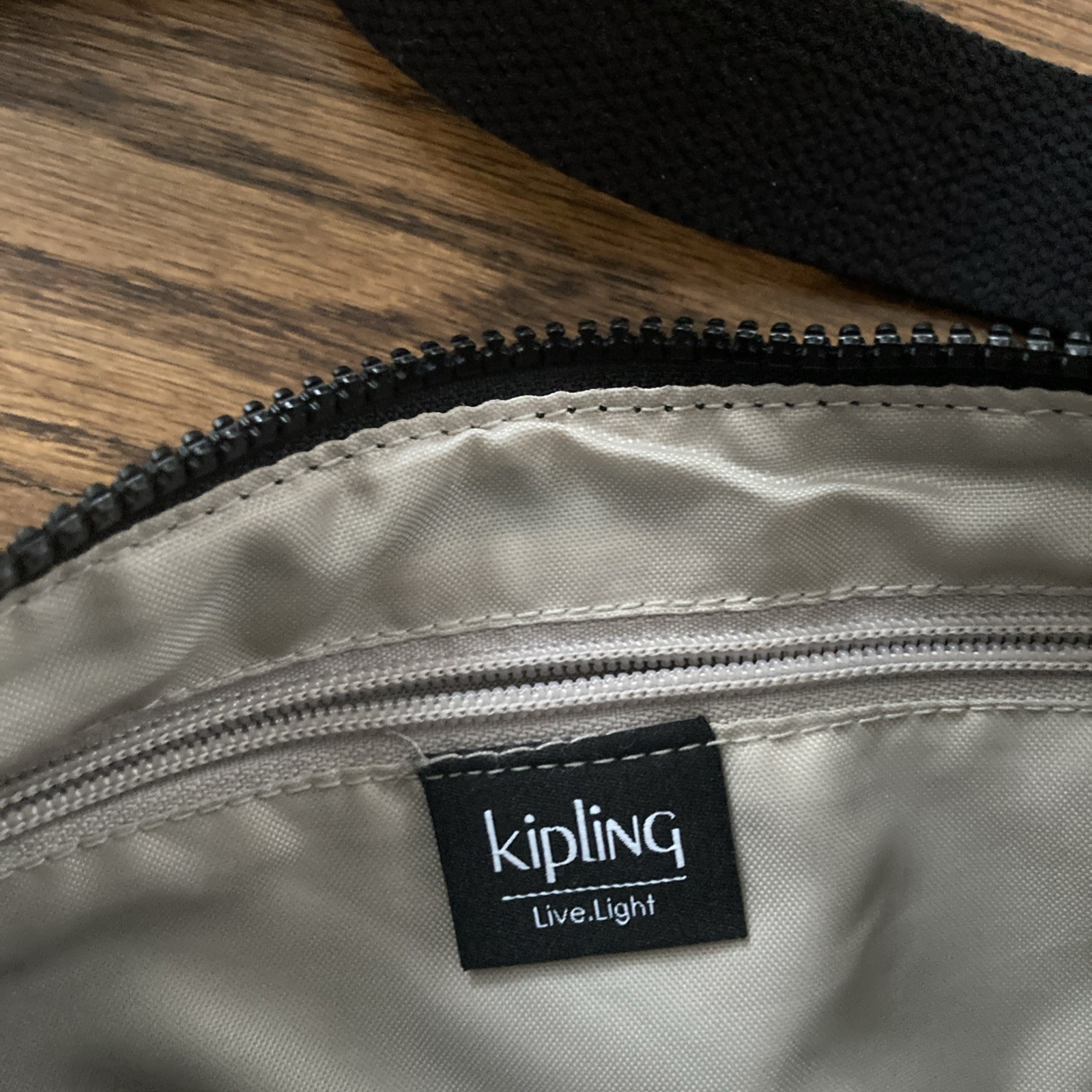 KIPLING Live. Light BLACK MULTI POCKET Shoulder B… - image 4