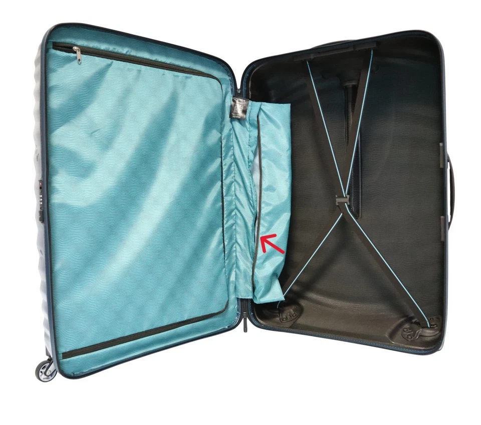 Samsonite Lite-Shock-Spinner XL Koffer 124L/81 cm, Blau (Petrol Blue)  - Bild 4 von 4