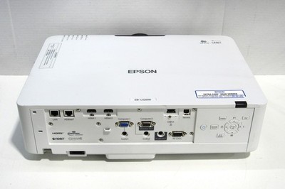 Epson PowerLite EB-L520W 3LCD WXGA Projector 5200 Lumens 763 Hours Tested