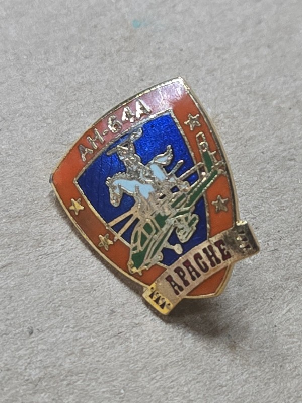 A H-64a Apache Helicopter Pin