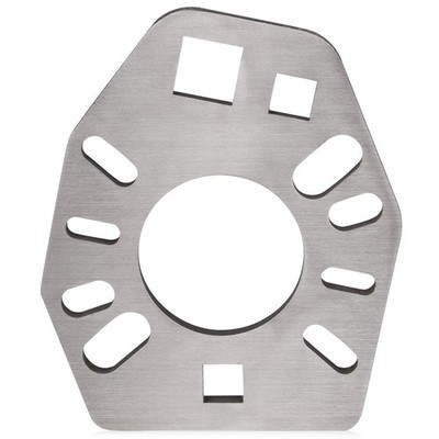 Pinion Flange Holding Tool - Stainless Steel, Silver Powder Coated, 2x 1/2 In...