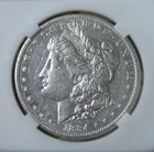 1884-S MORGAN SILVER DOLLAR...VERY NICE, AU QUALITY...