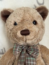 Vintage FAO Schwarz Classic Teddy Bear Plush 18  Soft Stuffed Animal w Tag