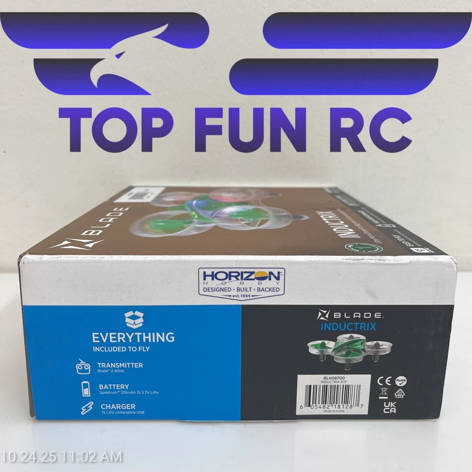 Blade Inductrix Transmitter, Battery, USB Charger, Lipo Battery "No Drone!" - Image 3 of 4