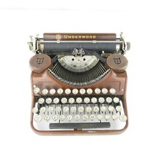 1920's Underwood Portable Typewriter EstateFind Should work well Faux Wood Grain thumbnail