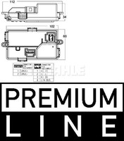 Mahle Abr 68 000P Regler, InnenraumgeblÄSe FÜR Bmw Bmw (Brilliance)