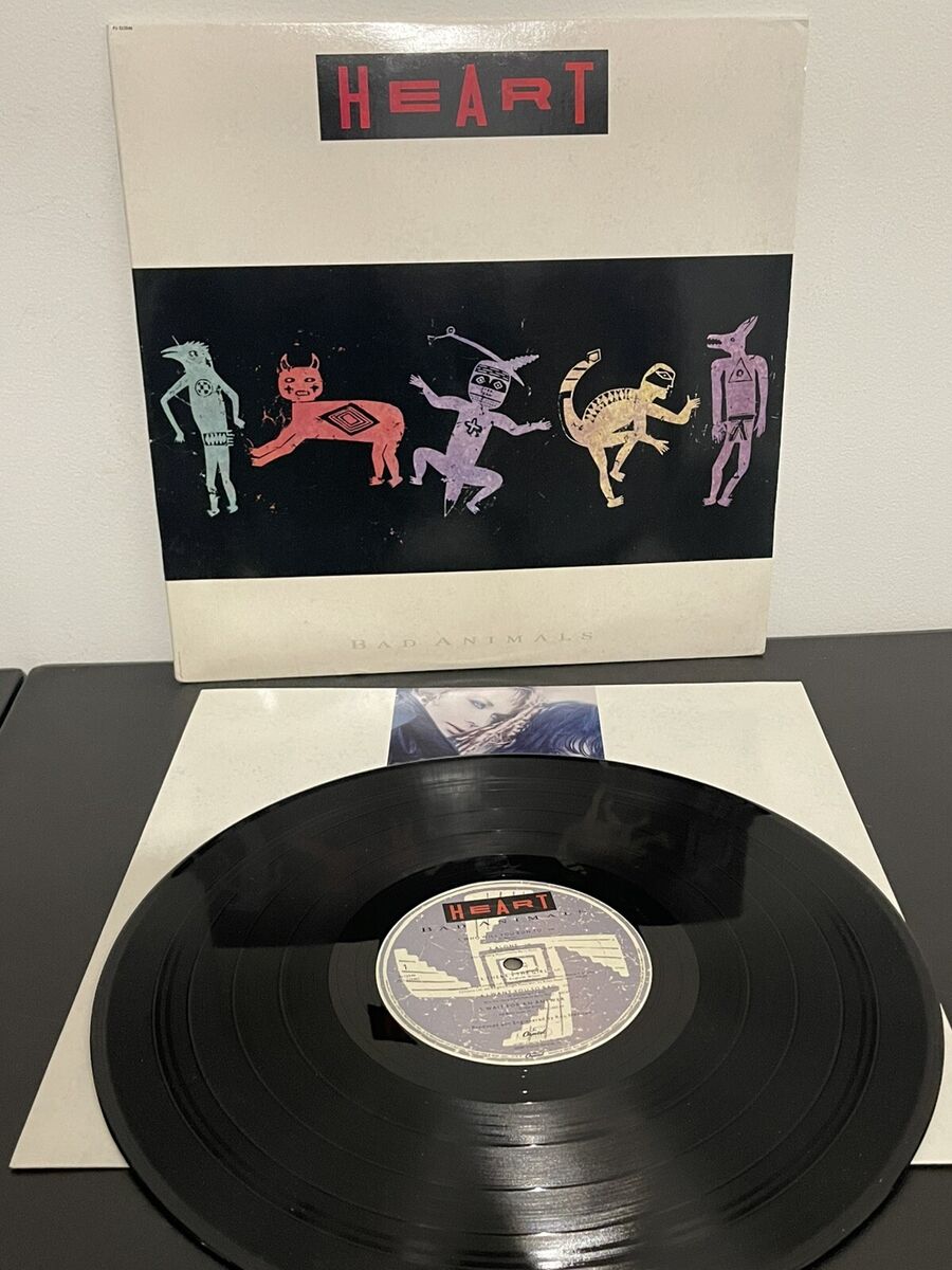 Heart - Bad Animals 1987 Vintage Vinyl LP Capital Records Heart - Bad Animals 1987 Vintage Vinyl LP Capital Records