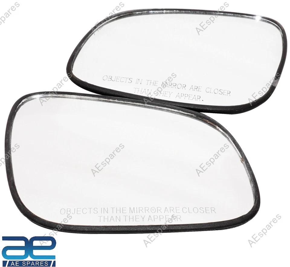 Espejo retrovisor de vidrio para puerta convexo LH y RH ORVM con placa base para Chevrolet Beat Foto 3 de 4