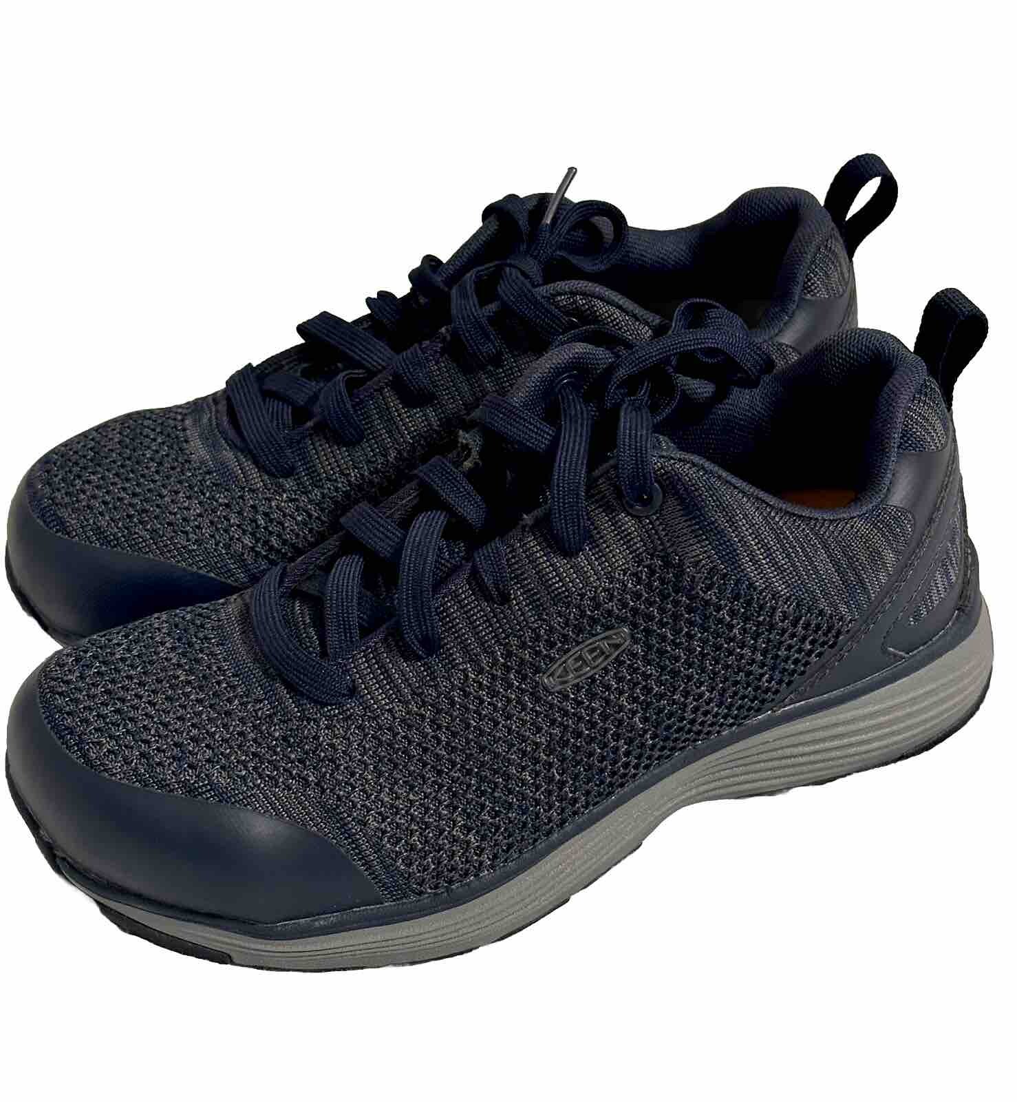 Scarpe da lavoro Keen Utility da donna 7 Sparta punta in alluminio bassa altezza blu scuro