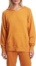 Sincerely Jules Women's The Juniper Pullover Hooded Sweatshirt Goldenrod SZ M