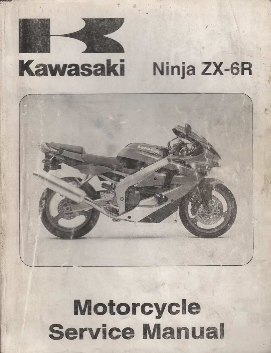 2000 KAWASAKI MOTORCYCLE NINJA ZX-6R SERVICE MANUAL 99924-1254-01