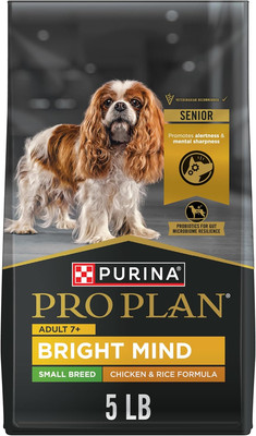Purina Pro Plan Small Breed Senior Dog Food Bright Mind Seven plus Chicken and R