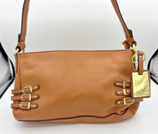 Borsa a tracolla Etienne Aigne cognac borsa fibbia accenti tracolla singola etichetta da appendere usata in ottime condizioni