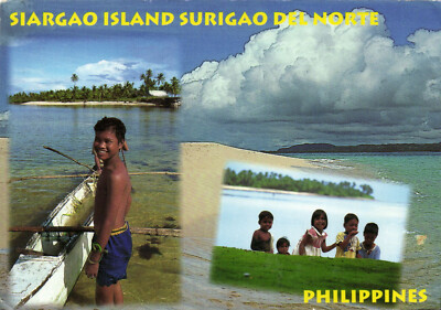 PC PHILIPPINES, SIARGAO ISLAND, Modern Postcard (b43060)