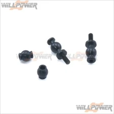 Hyper Star 6.8mm Steering Pivot Balls #89634 (RC-WillPower) OFNA Hobao Parts