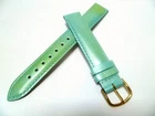 15mm BLUE / YELLOW WATCH STRAP STRAP PATENT LEATHER WATCH BAND 1526