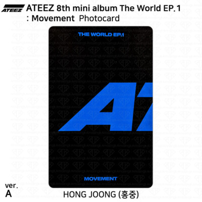 ATEEZ ① ATEEZ 8th Mini Album The World EP.1 : Movement Official ID card